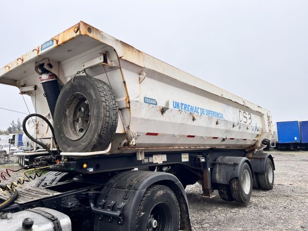 Semirremolque Batea Tremac 2021 1+1 ejes 20 M3 Acero Inoxidable # Ref DS37 Buin - Imagen 3