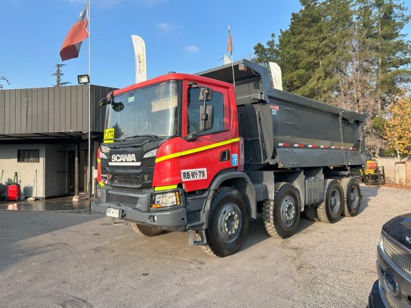 Camión Tolva Scania 2021 P450B 8×4 20 M3 Aut # Ref WY79 Buin