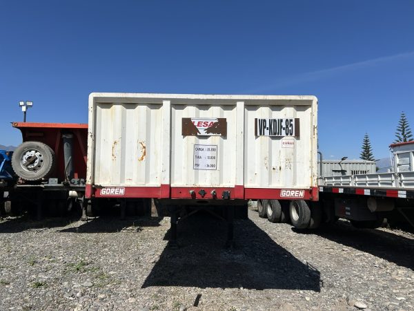 Semirremolque Rampla plana Goren SR 3M 30 2021 3 Ejes 13.50 m con barandas # Ref JF85 Buin - Imagen 2