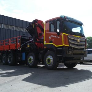 Camion Pluma Foton Auman 4146 AMT 8x4 con Grúa PK48002-EH # Ref