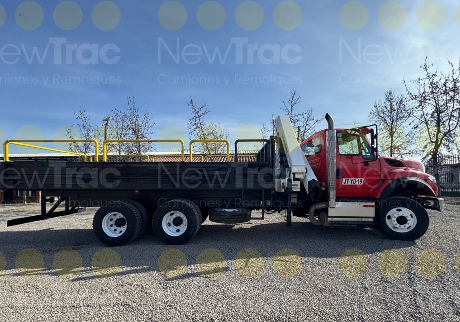 Camion Pluma International 7600 año 2017 6x4 con Grúa IMT 20/138SL K4 # Ref. YD19 Buin - Imagen 7