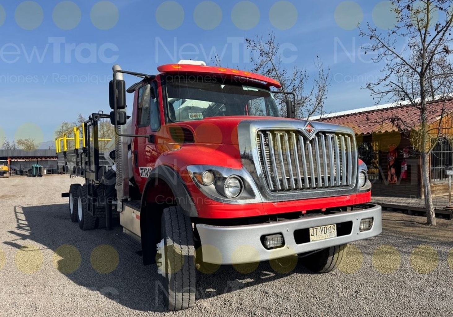 Camion Pluma International 7600 año 2017 6x4 con Grúa IMT 20/138SL K4 # Ref. YD19 Buin - Imagen 8