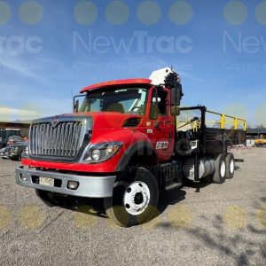 Camion Pluma International 7600 año 2017 6x4 con Grúa IMT 20/138SL K4 # Ref. YD19 Buin