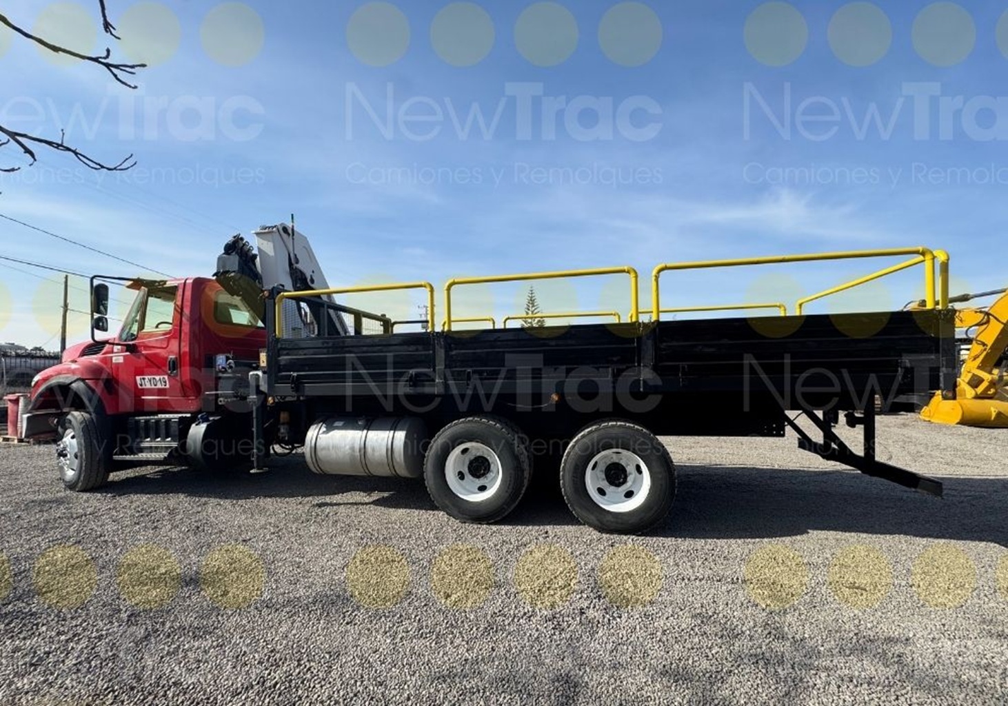 Camion Pluma International 7600 año 2017 6x4 con Grúa IMT 20/138SL K4 # Ref. YD19 Buin - Imagen 4