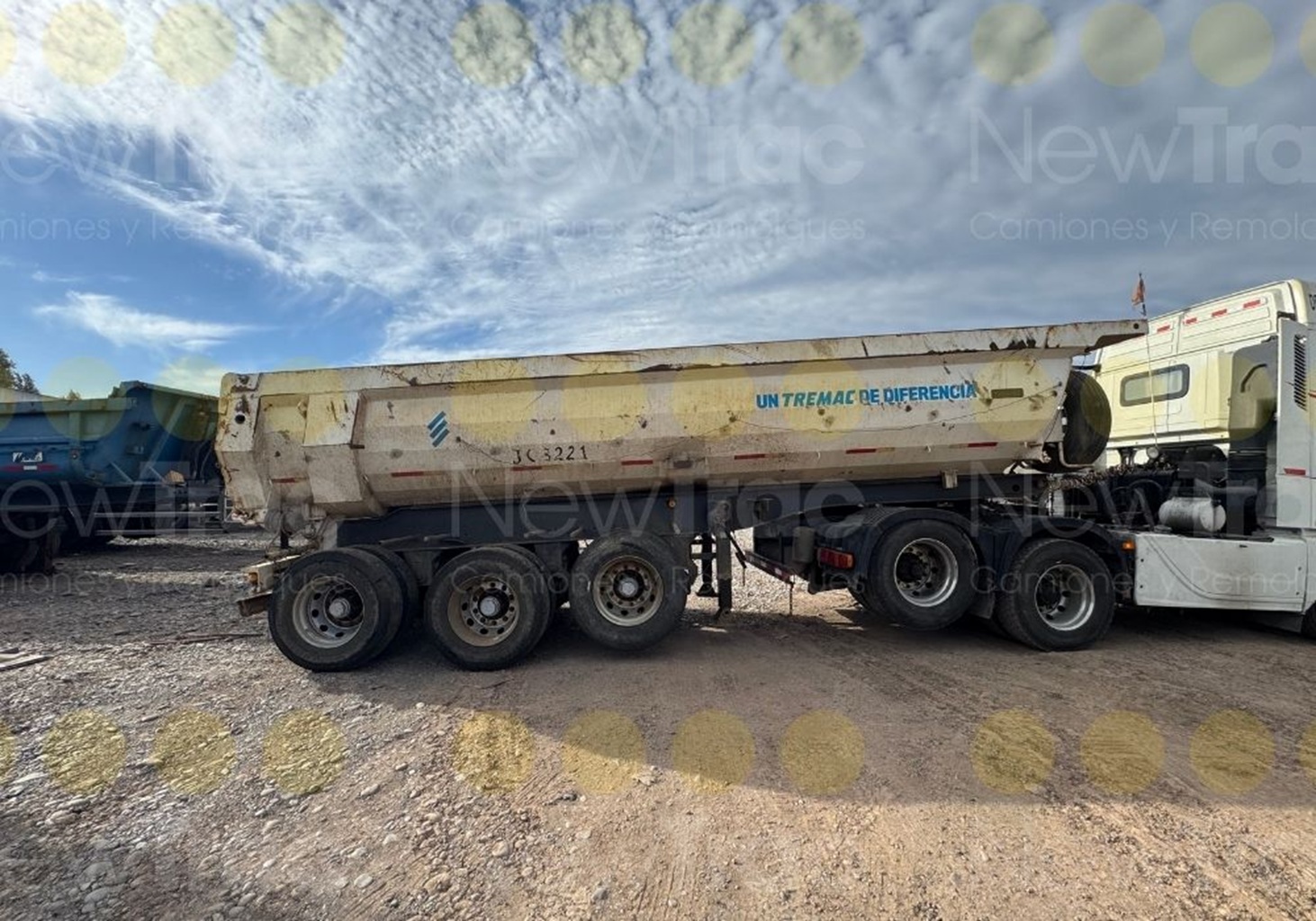 Semirremolque Batea Tremac 2021 3 ejes 20 M3 # Ref 3221 Buin - Imagen 6
