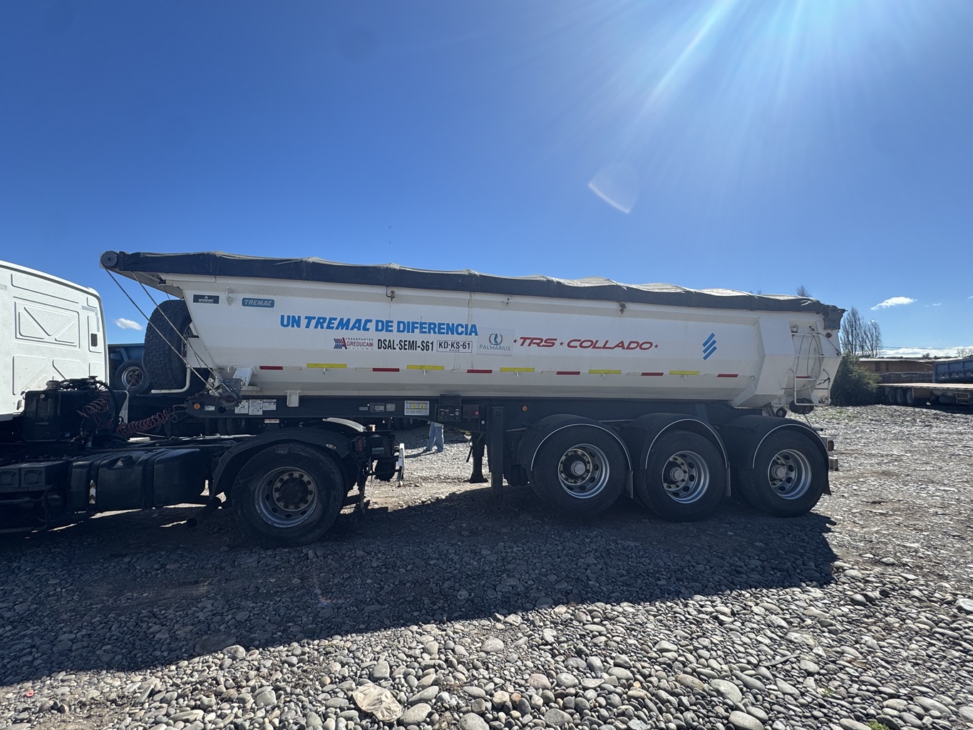 Semirremolque Batea Tremac 2023 3ejes 20 M3 # Ref KS61Buin - Imagen 3
