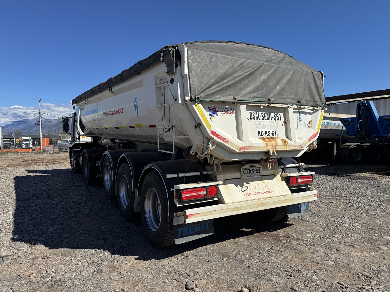 Semirremolque Batea Tremac 2023 3ejes 20 M3 # Ref KS61Buin - Imagen 4
