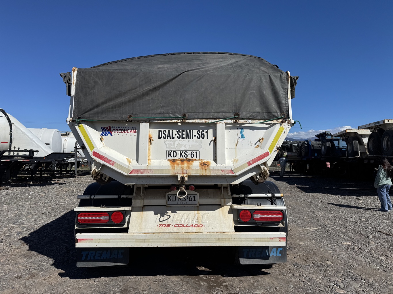 Semirremolque Batea Tremac 2023 3ejes 20 M3 # Ref KS61Buin - Imagen 5