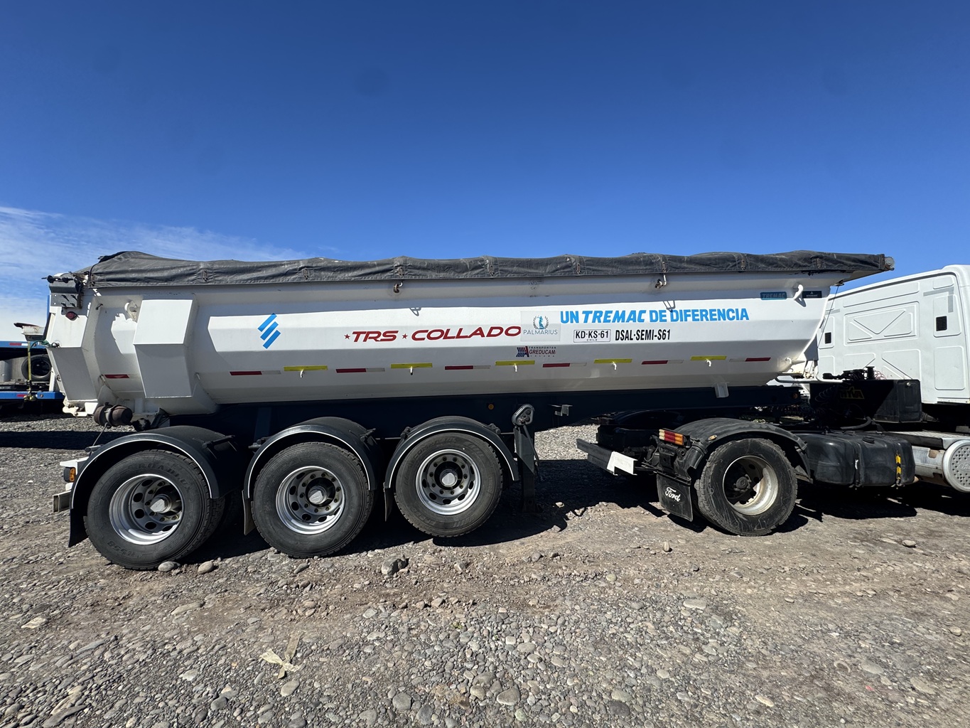 Semirremolque Batea Tremac 2023 3ejes 20 M3 # Ref KS61Buin - Imagen 7