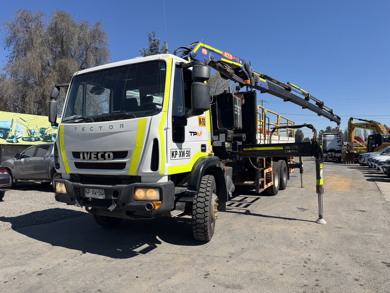 Camion Pluma Iveco año 2018 Tector 260E30 6x4 con Grúa PM 27.5PX # Ref. XW50 Buin - Imagen 9